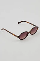 Lunettes de soleil ovales minces