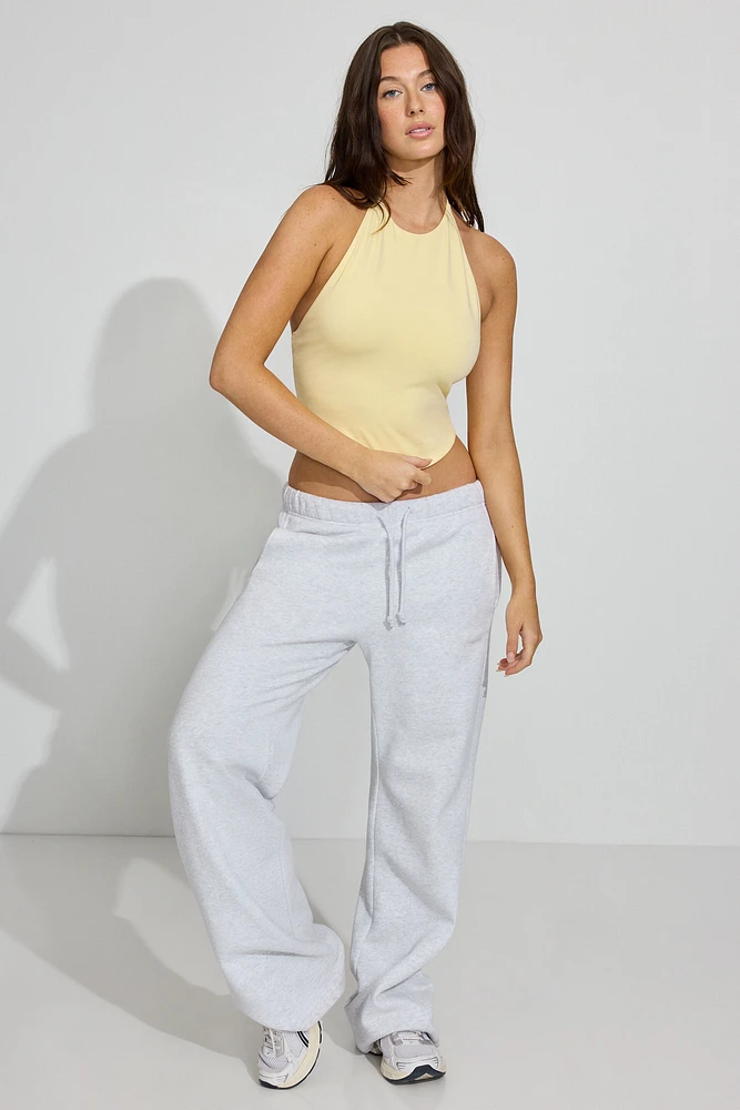 High Neck Open Back Halter Top
