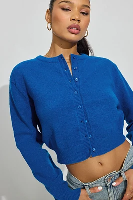 Spongy Button Up Cardigan
