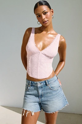 Short en denim décontracté A coupe