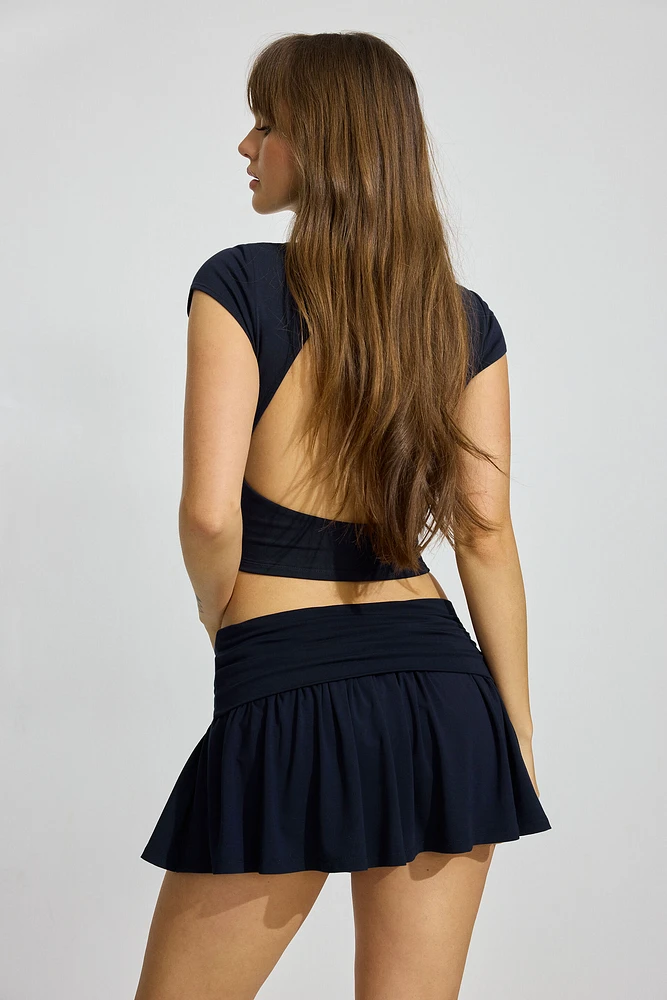 Jupe-short en tricot fluide Livy