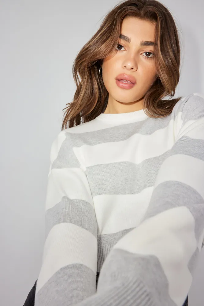 Boxy Stripe Sweater