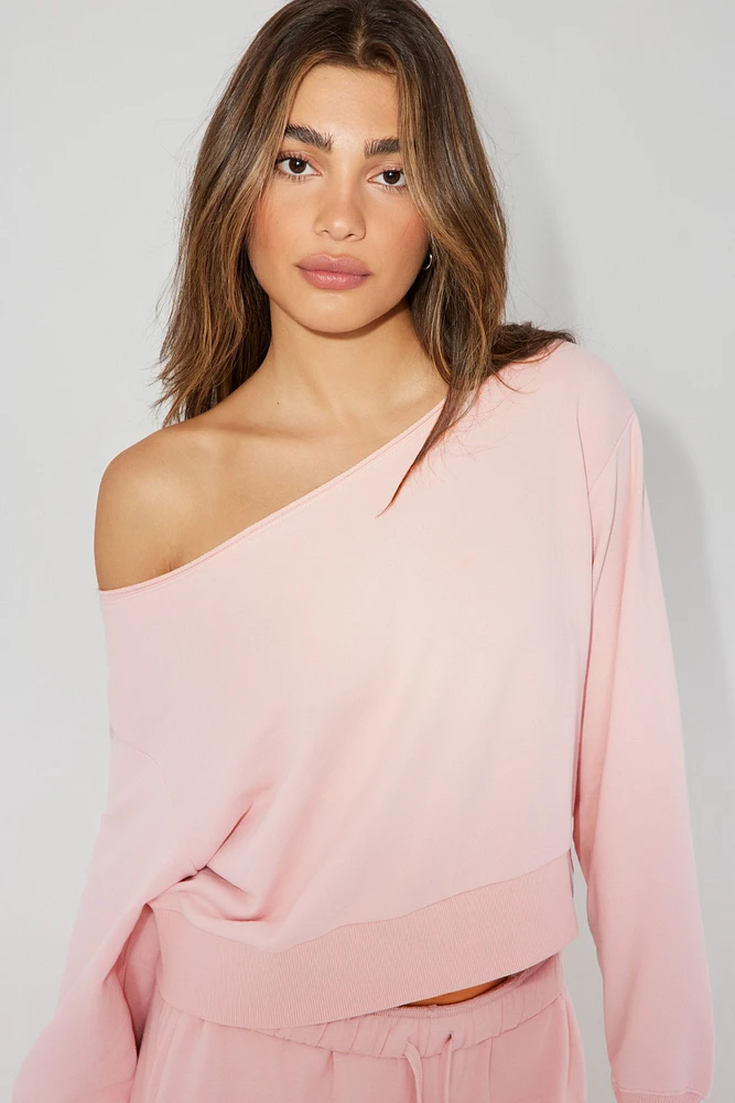 Off Shoulder Sweatshirt