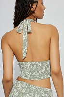 Ayla Smocked Halter Top