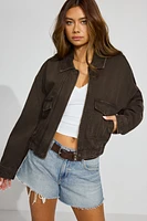 Blouson aviateur en sergé