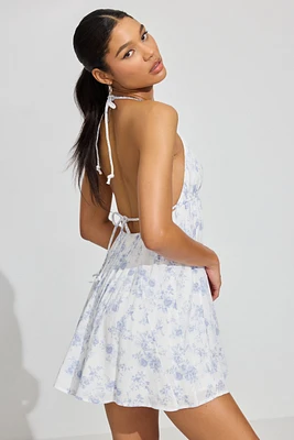 Halter Flare Dress