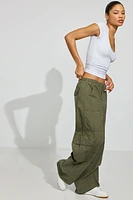 Poplin Extreme Baggy Cargo Pants