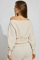 UltraFleece Off Shoulder Sweater