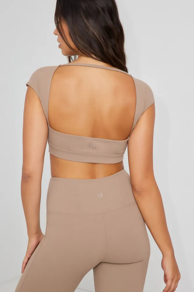 Scoop Back Active Top