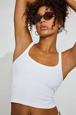 Lunettes de soleil ovales minces