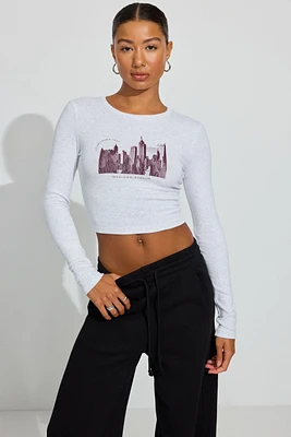 Kimmy Long Sleeve Crop Top