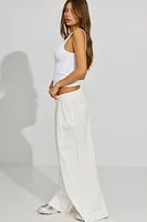 Pantalon ample en lin