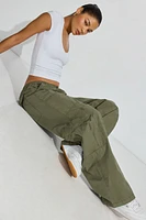 Poplin Extreme Baggy Cargo Pants