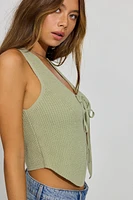 Tie Front Vest