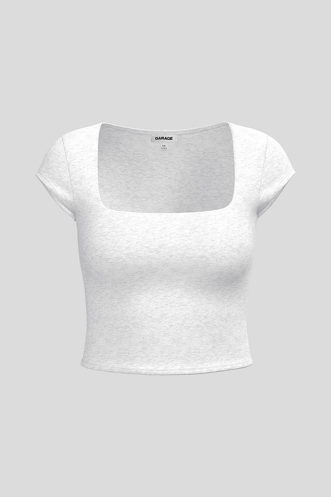 Portia Square Neckline Tee