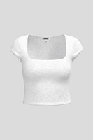 Portia Square Neckline Tee