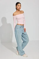 Low Rise Baggy Jeans