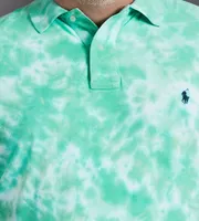 Tie-Dye Mesh Polo