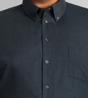 Easy Care Tonal Flannel Long Sleeve Sport Shirt