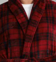 Plaid Plush Robe