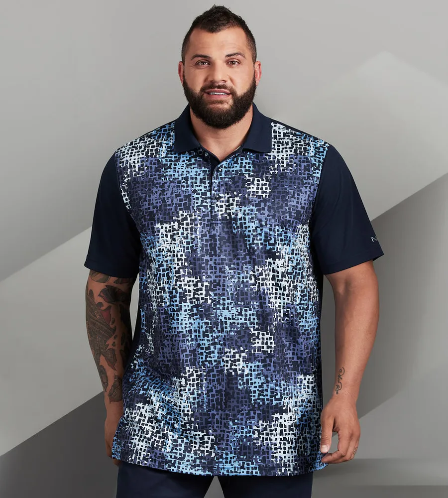 Active Camo Pixel Print Polo