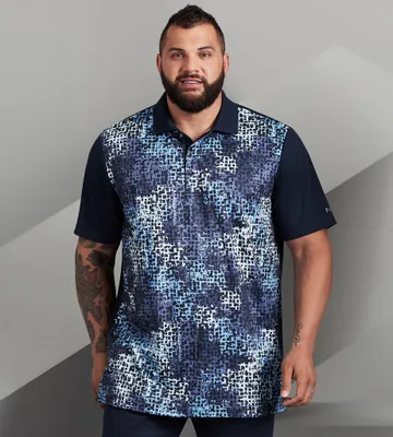 Active Camo Pixel Print Polo