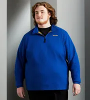 Bonded Waffle Quarter-Zip Pullover