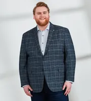 Modern Fit Check Woven Sport Jacket