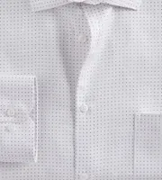 Classic Fit Non-Iron Dot Print Sateen Dress Shirt