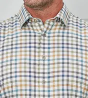 Non-Iron Check Long Sleeve Sport Shirt