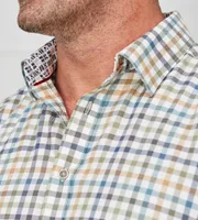 Non-Iron Check Long Sleeve Sport Shirt