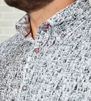 Non-Iron Double Collar Long Sleeve Sport Shirt