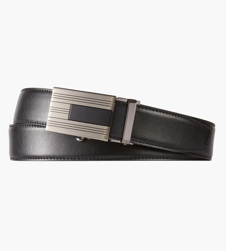 Ratchet Leather Belt