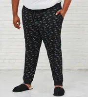 Motorcycle Print Knit Lounge Pants