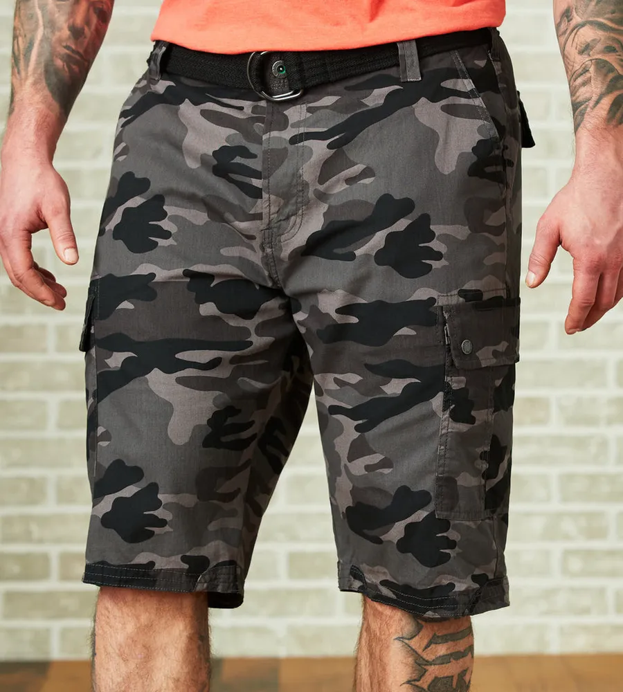 Camo Cargo Shorts