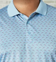 Active Chevron Print Polo