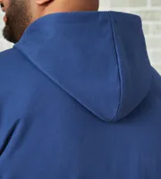 Full-Zip Chest Logo Hoodie