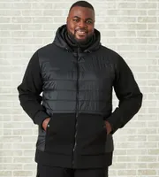 Hooded Hybrid Sweater Jacket