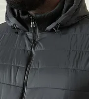 Hooded Hybrid Sweater Jacket