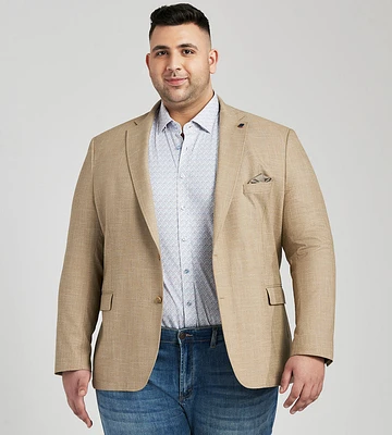 Modern Fit Solid Woven Sport Jacket