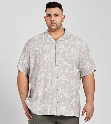 Printed Linen Shirt