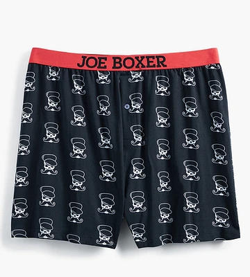 Captain Stache Print Loose Boxers