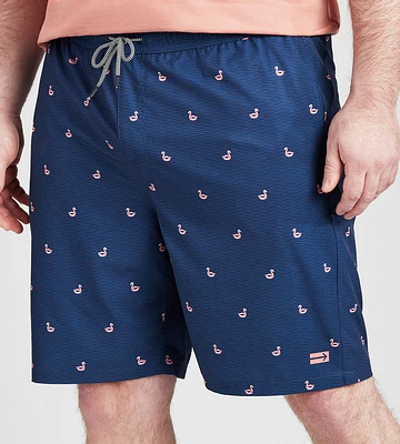 Flamingo Print Swim Shorts