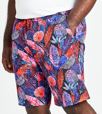 Feather Print Swim Shorts