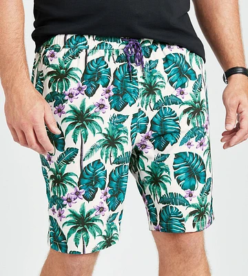 Leaf Print Swim Shorts