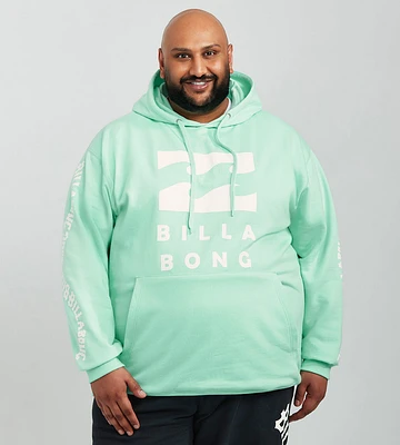 Wave Logo Pull Over Hoodie