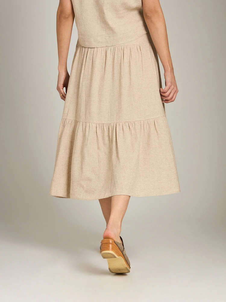 Luca Tiered Maxi Skirt