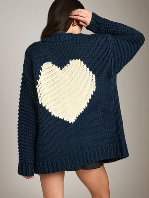 Heart You Handknit Cardigan