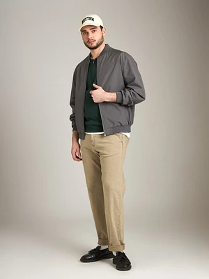 Stretch Canvas Relaxed Straight Chino