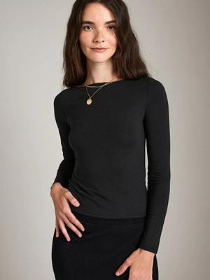 Nessa Boatneck Top